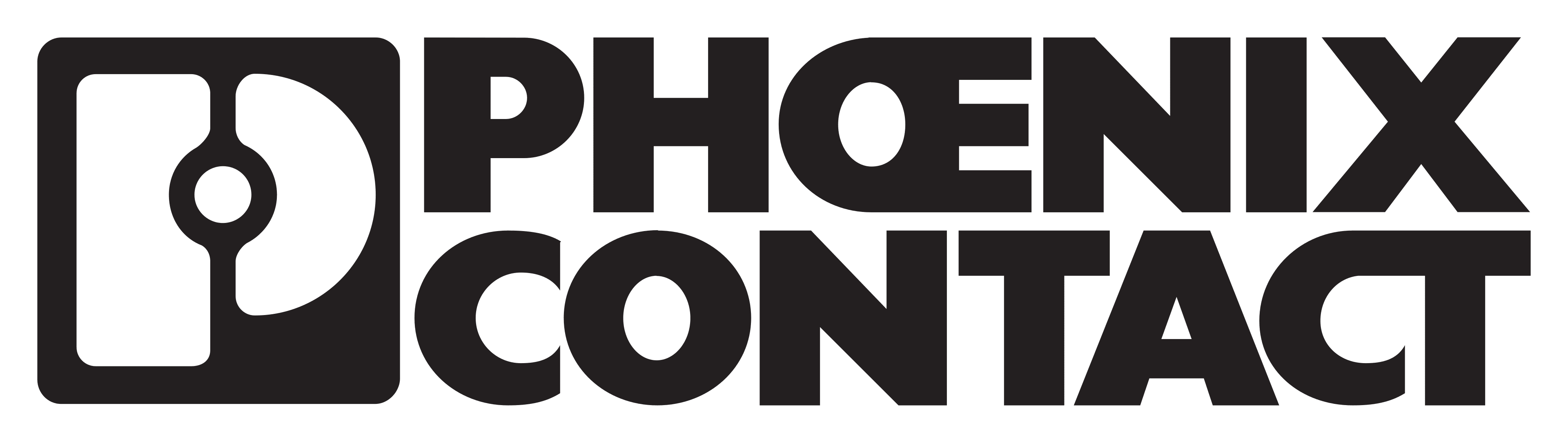 Logo with the text 'PHOEN FONT' in bold black letters.