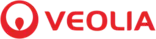 Veolia logo in red with a circular emblem.